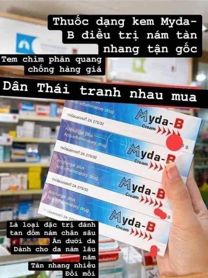 Ưu điểm nổi bật của Kem trị nám Thái Lan Myda