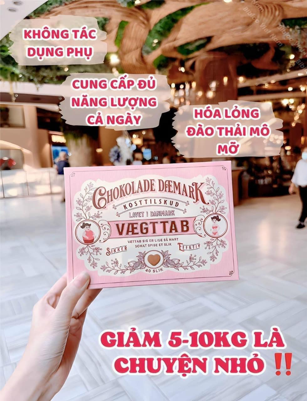 Ưu điểm của Kẹo Socola Giảm Cân Đan Mạch