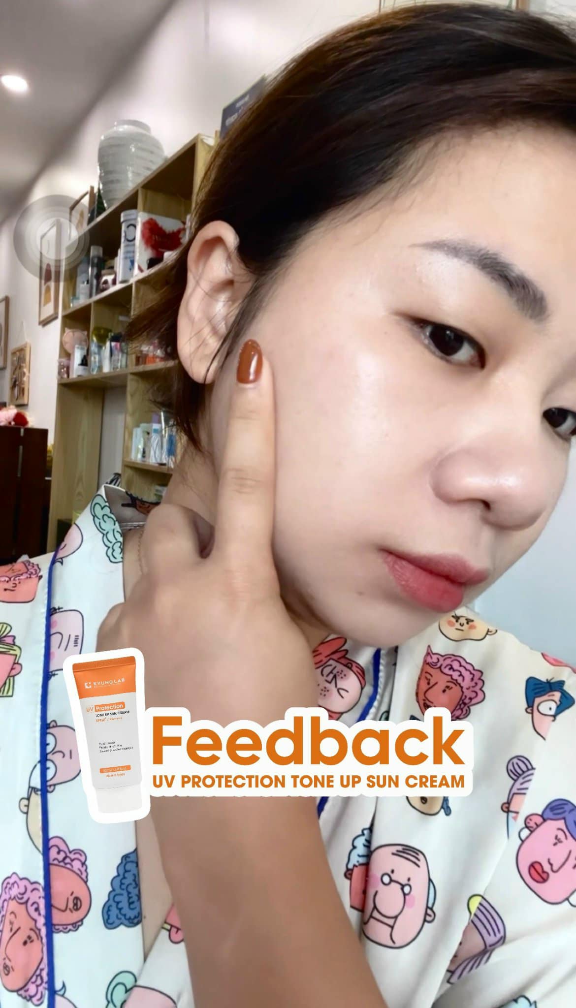Hình ảnh review Kem Chống Nắng Kyung Lab từ khách hàng