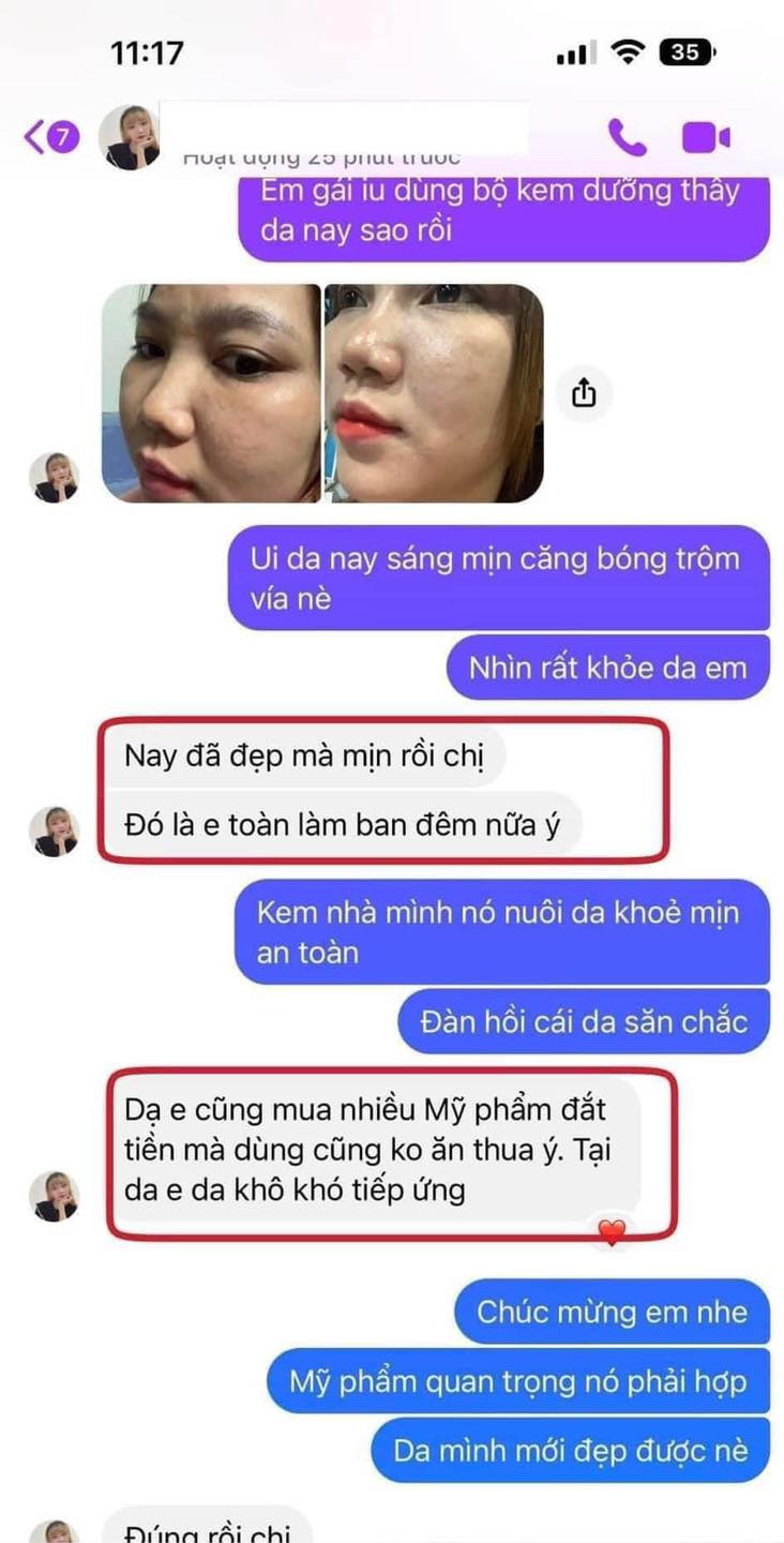 Review kem face cá hồi V2 có tốt không từ khách hàng