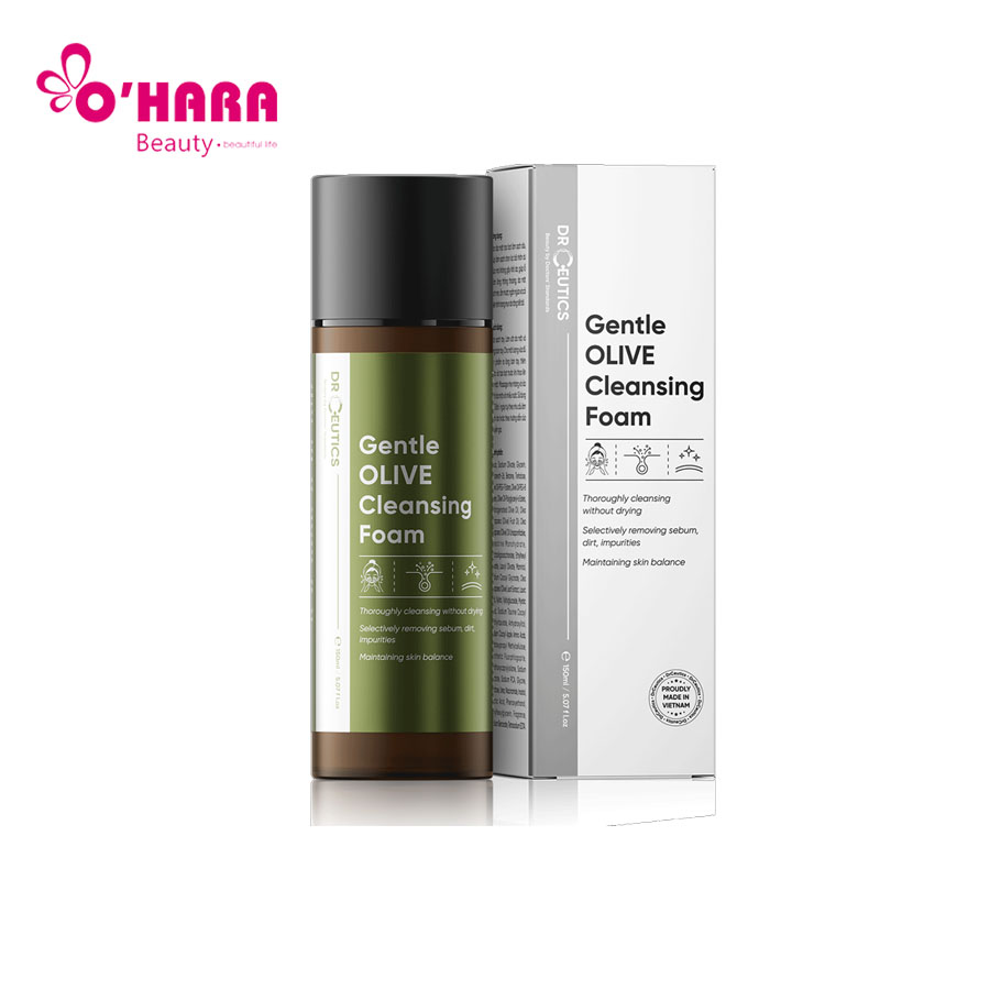 Sữa Rửa Mặt Dr Ceutics Gentle Olive Cleansing Foam 150ml