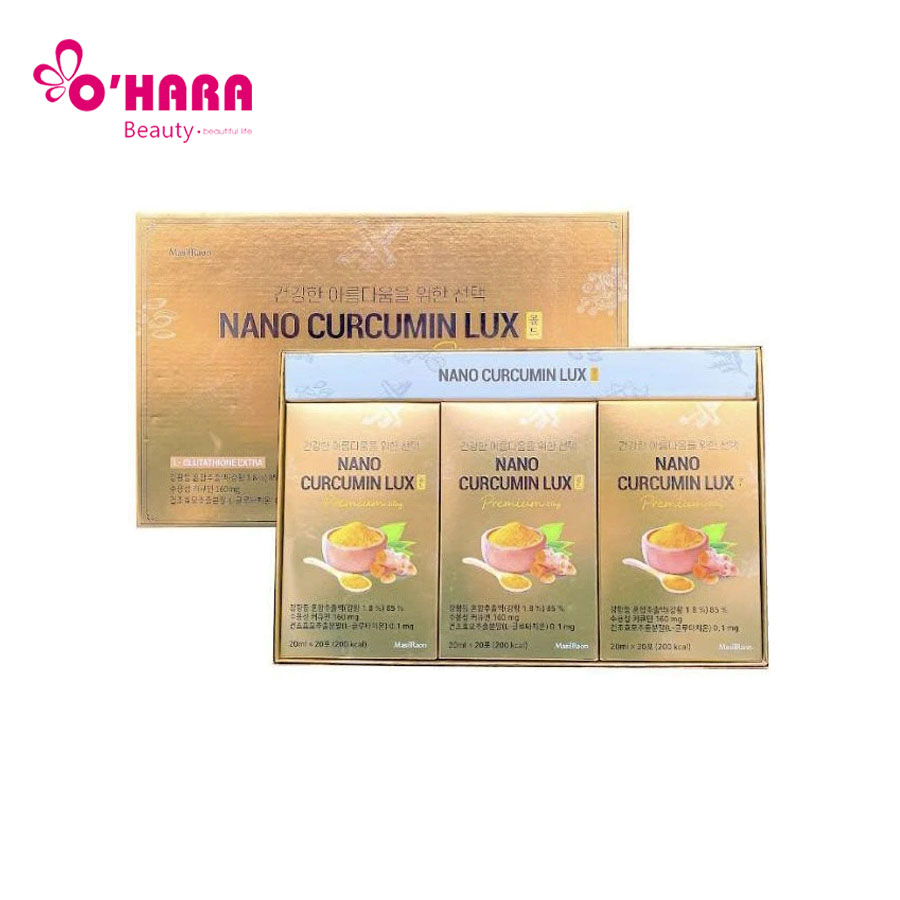 Tinh chất Nghệ Nano Curcumin Lux Hàn Quốc | Mang lại nhiều lợi ích cho sức khỏe và làn da