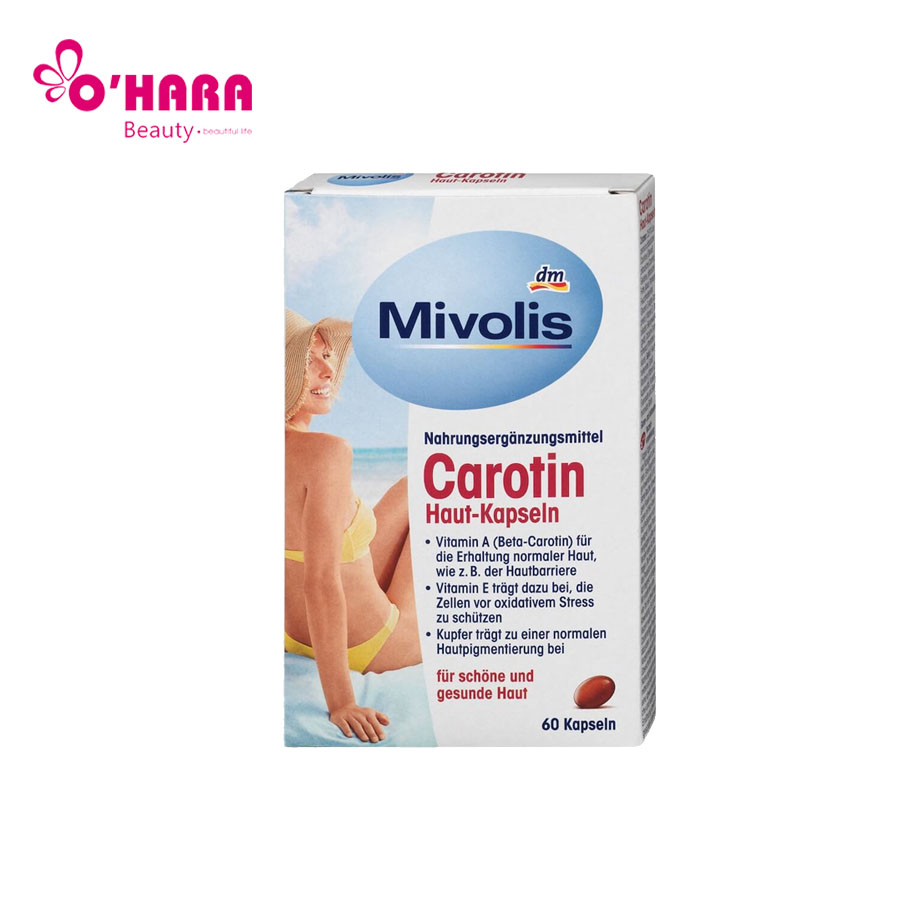 Viên Chống Nắng Mivolis Carotin Đức Bảo Vệ Da Toàn Diện