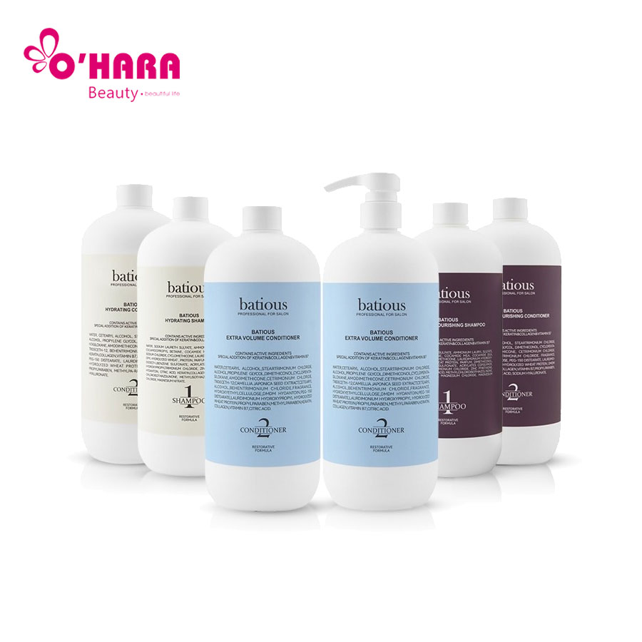 Cặp Gội Xả Batious Cao Cấp Tại Các Salon Phục Hồi Tóc Hư Tổn