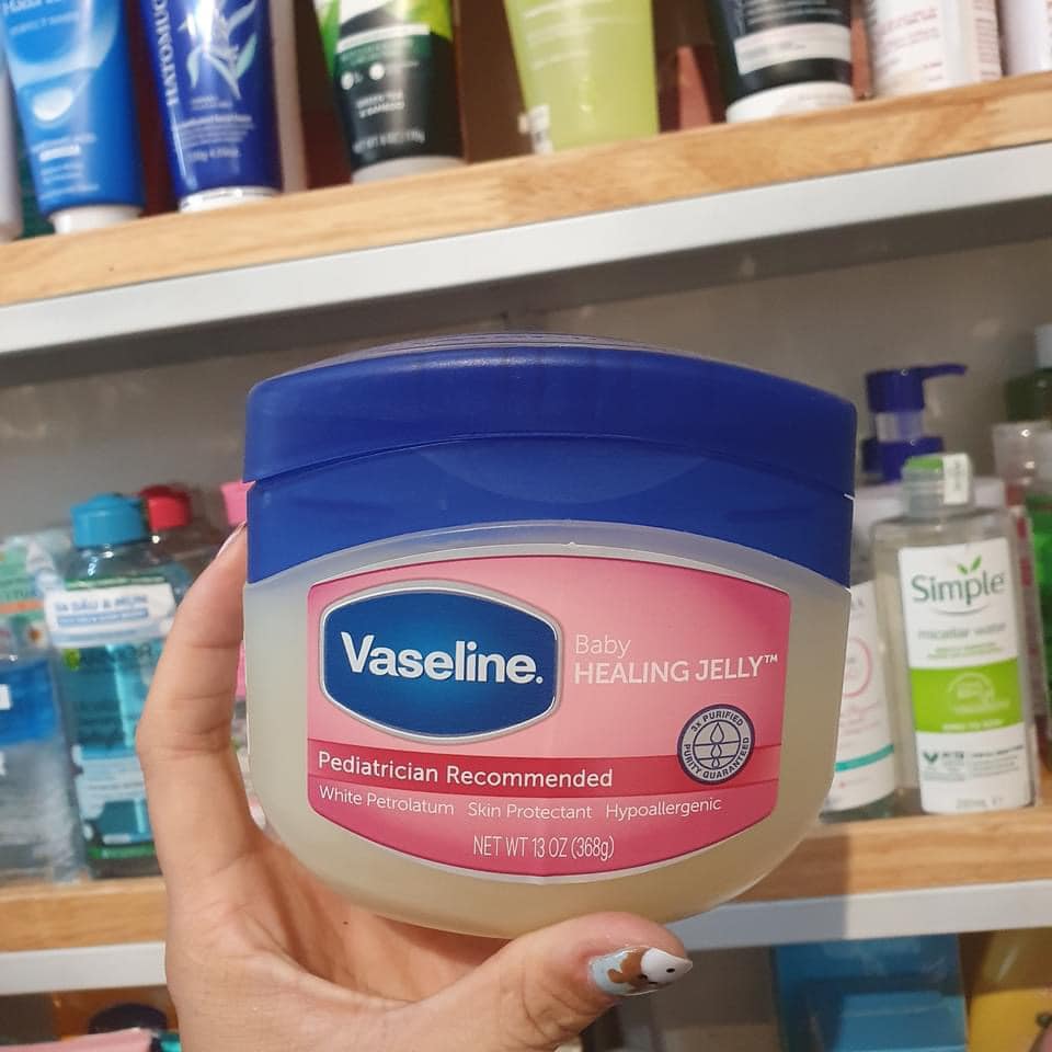 Dưỡng Ẩm Vaseline Baby nhãn hồng USA 368g