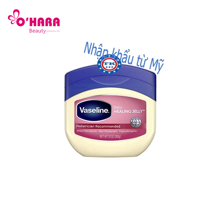 Dưỡng Ẩm Vaseline Baby nhãn hồng USA 368g