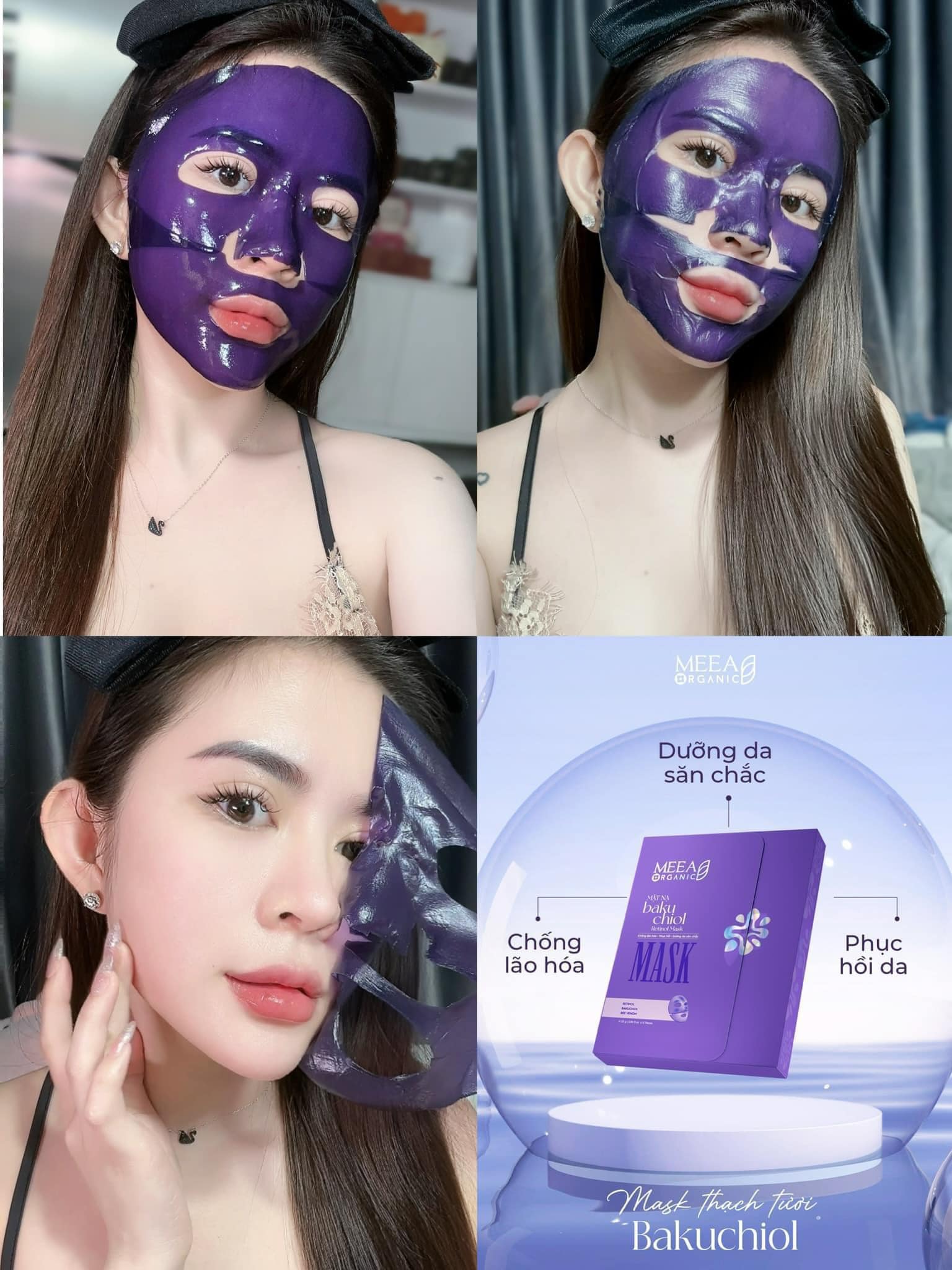 Cung cấp độ ẩm, giúp da mềm mịn và tươi sáng.