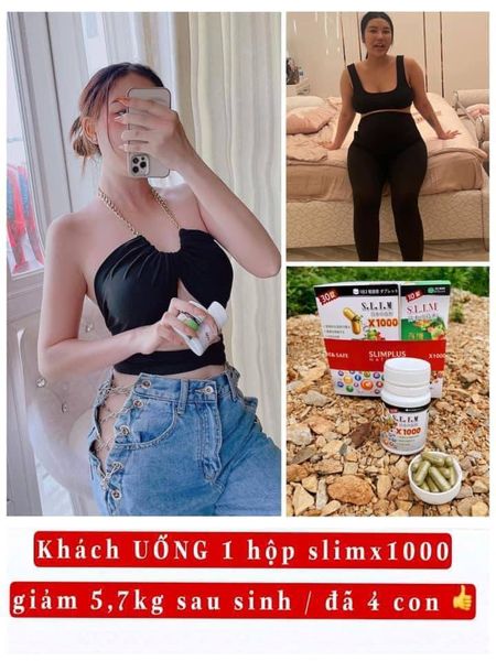 Slimplus X1000 Nhật Bản – Chai lì vẫn giảm được tốt, bất chấp mọi cơ địa khó giảm!