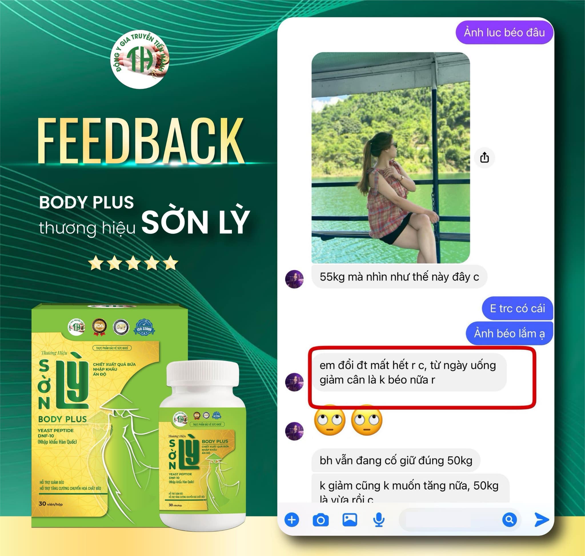 Review giảm cân Sờn Lỳ chính hãng