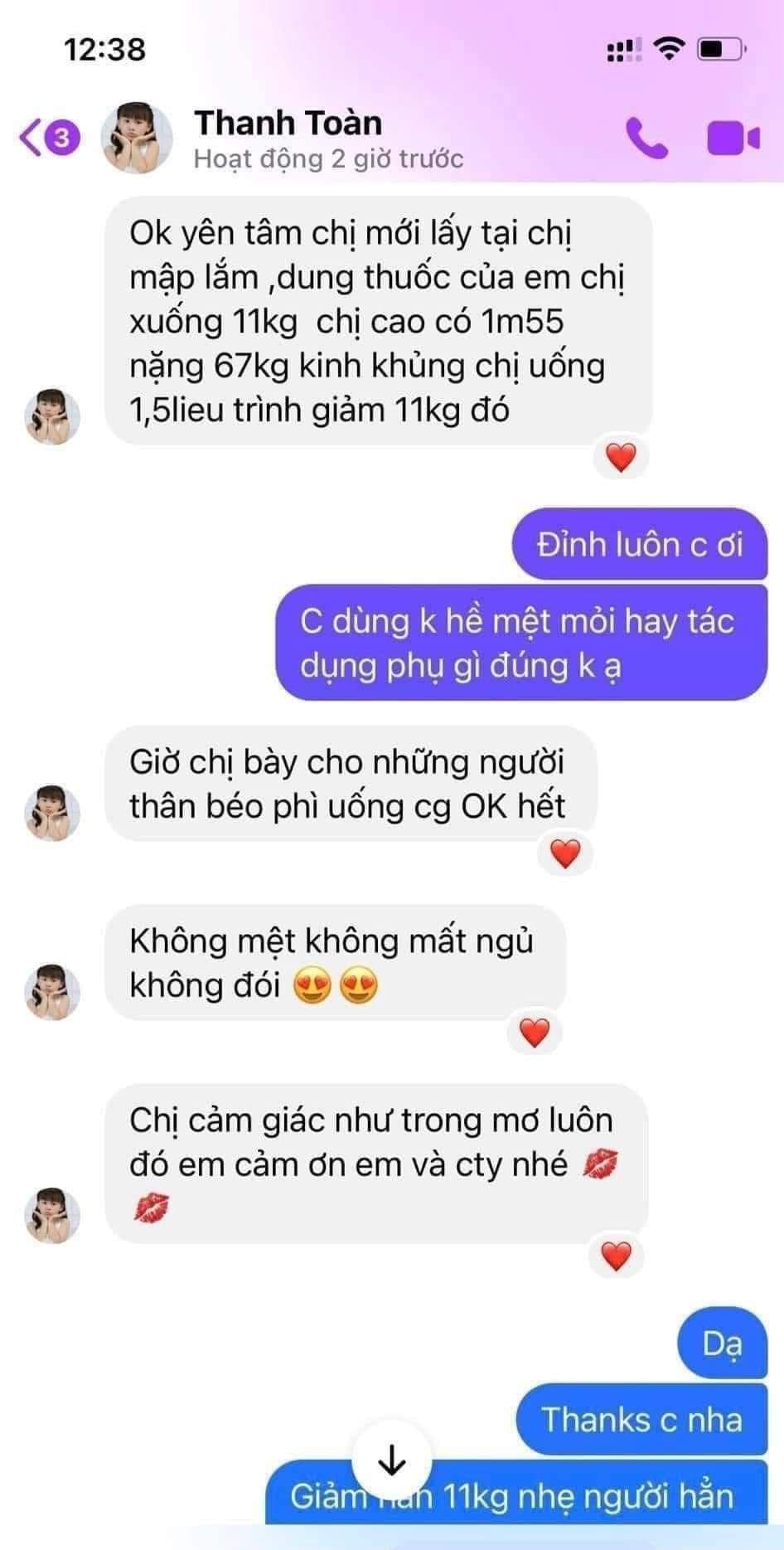 Review giảm cân Sờn Lỳ chính hãng