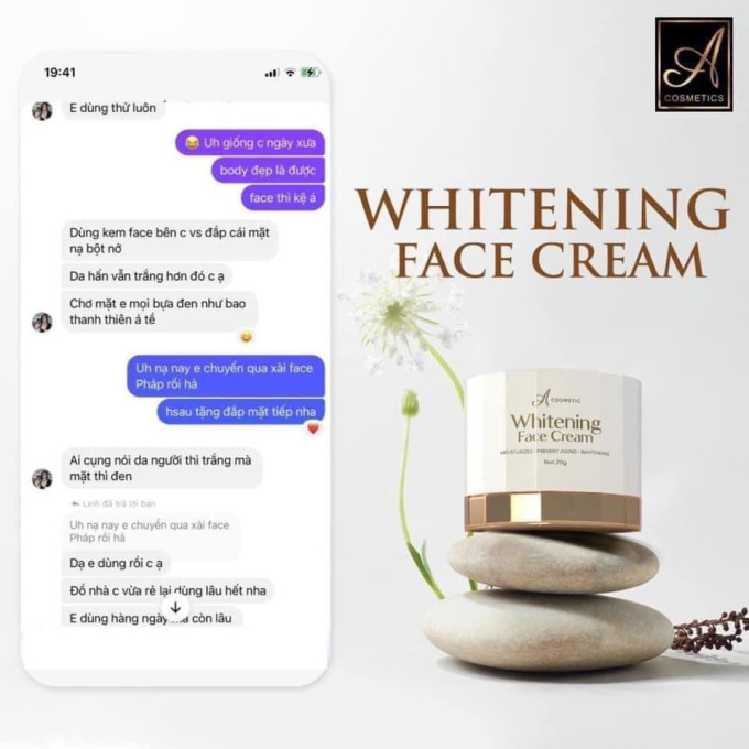 Review kem chữ A Phương Anh từ khách hàng
