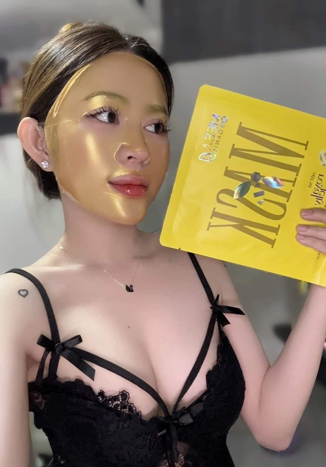 Hình ảnh review từ khách hàng sau khi sử dụng mặt nạ thạch collagen Meea