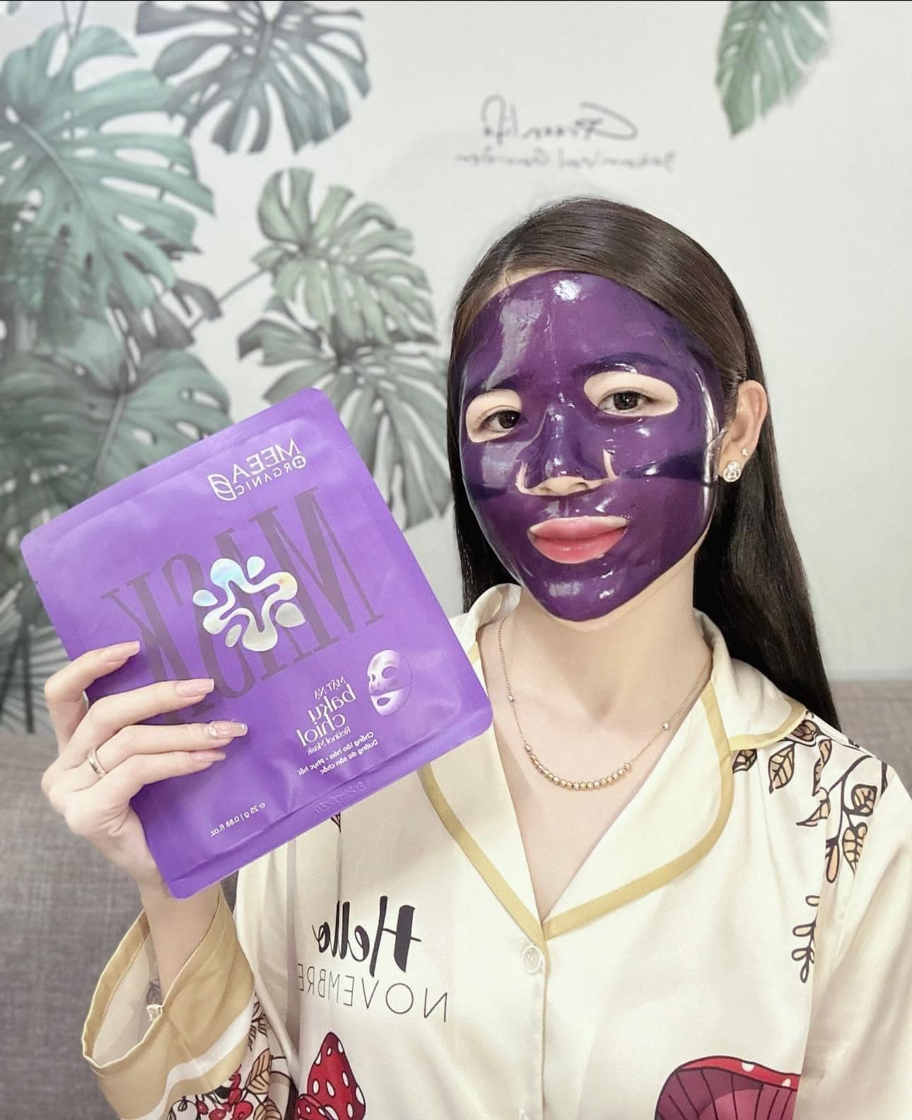 Hình ảnh review mặt nạ thạch collagen Meea từ khách hàng