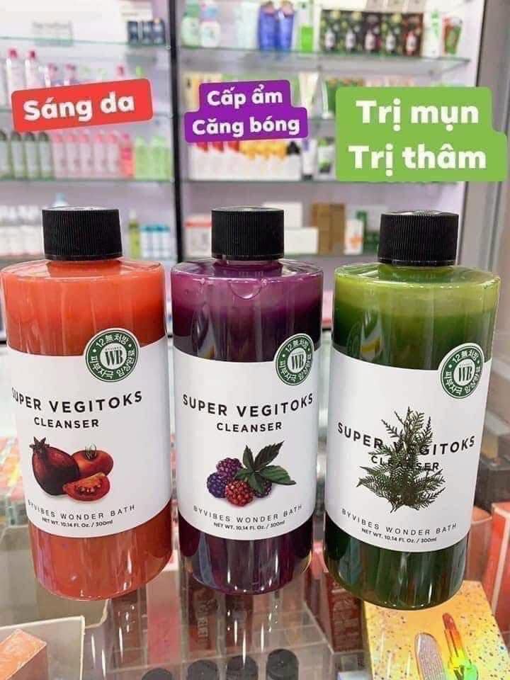 Sữa Rửa Mặt Super Vegitoks Rau Củ Thải Độc