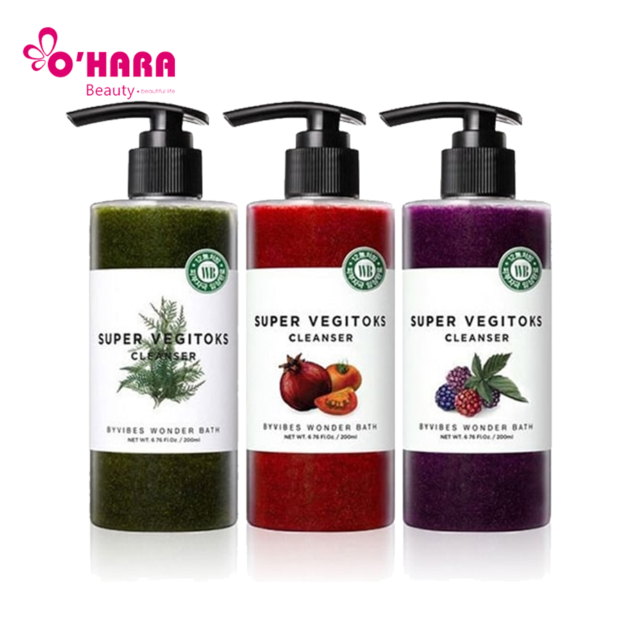 Sữa Rửa Mặt Super Vegitoks Rau Củ Thải Độc- Giúp Làm Sạch Sâu Bụi Bẩn Và Bã Nhờn Bám Trên Da