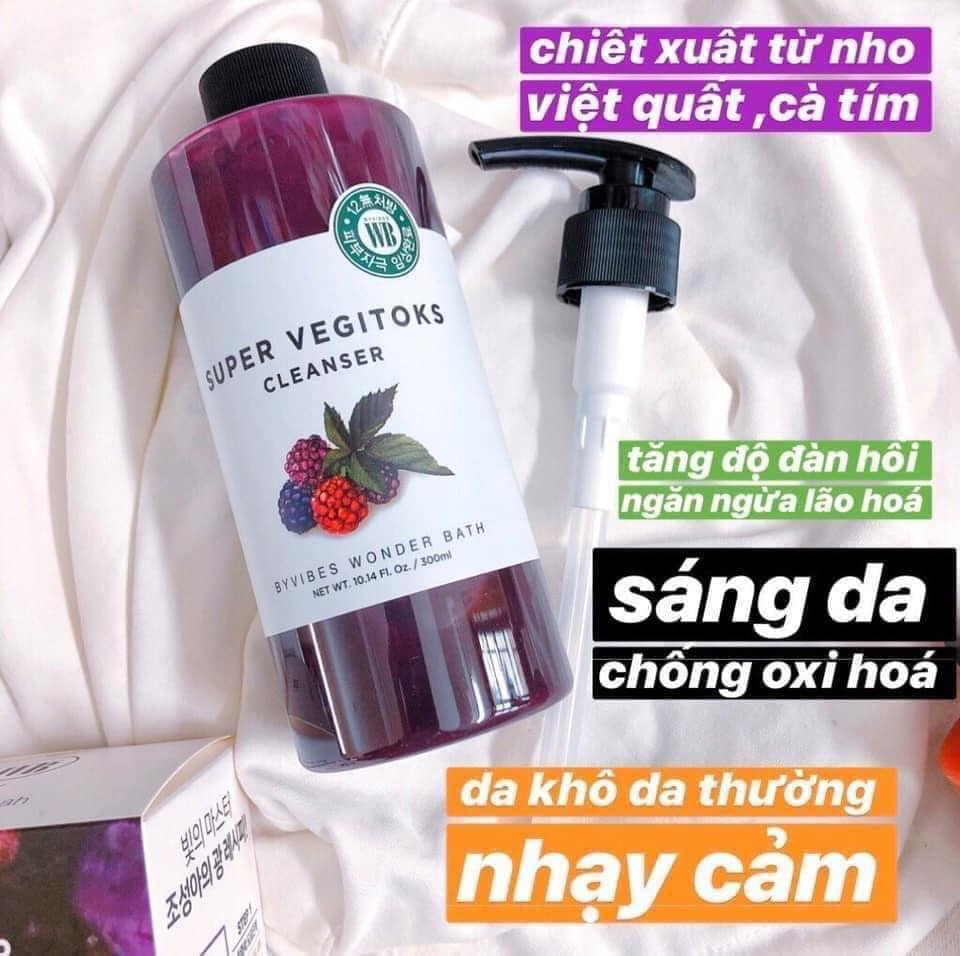 Super Vegitoks Cleanser màu tím