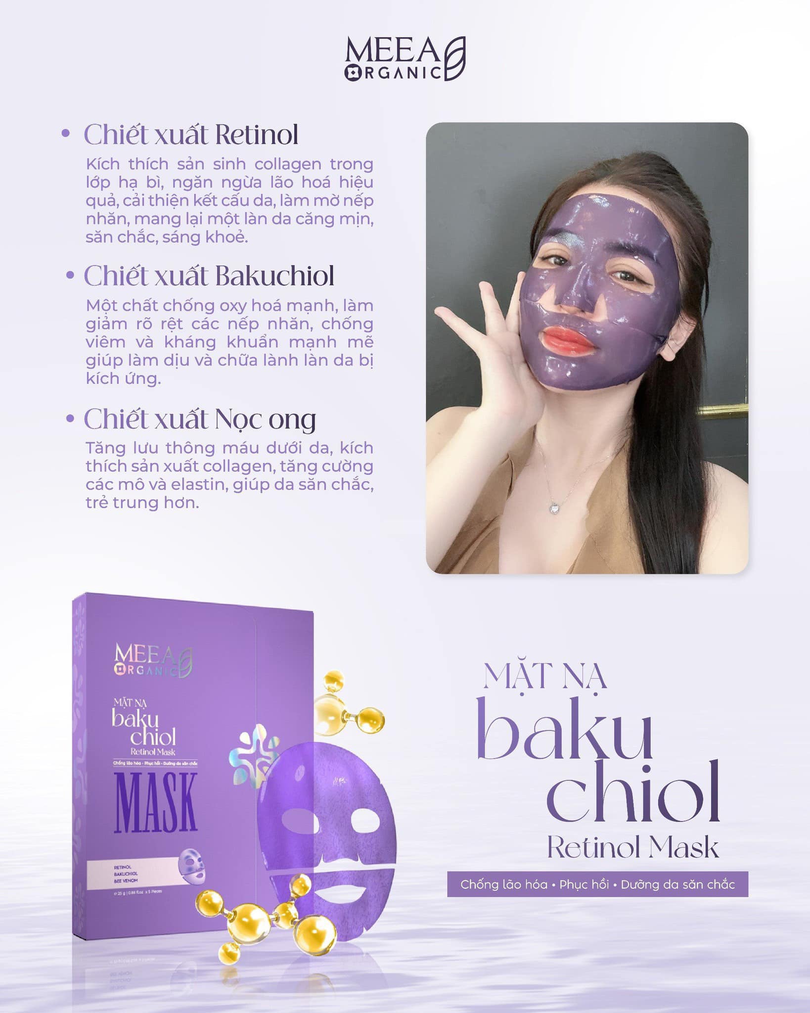 Nọc Ong: giúp chống lão hóa, làm da mịn màng và giảm thiểu sự hình thành của các nếp nhăn