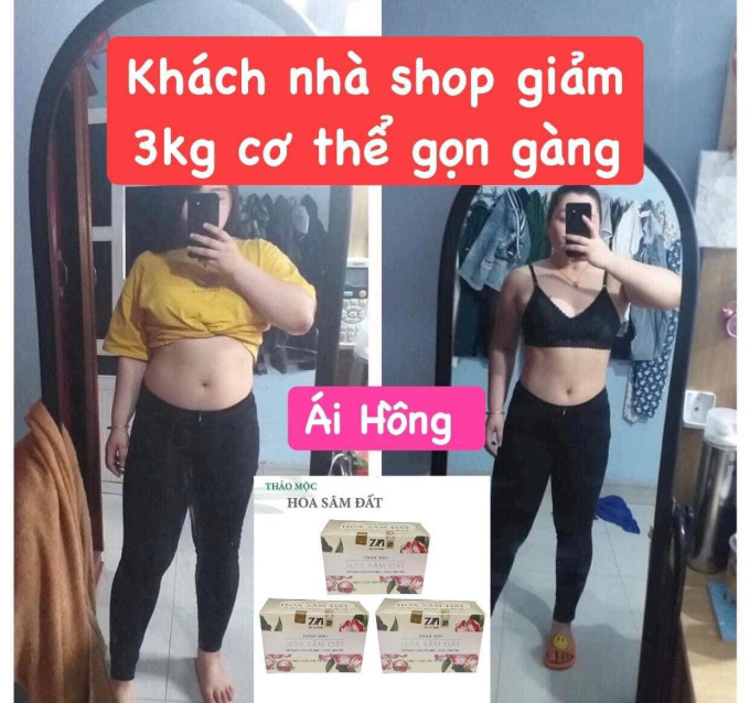 Hình ảnh review khách hàng giảm cân thành công