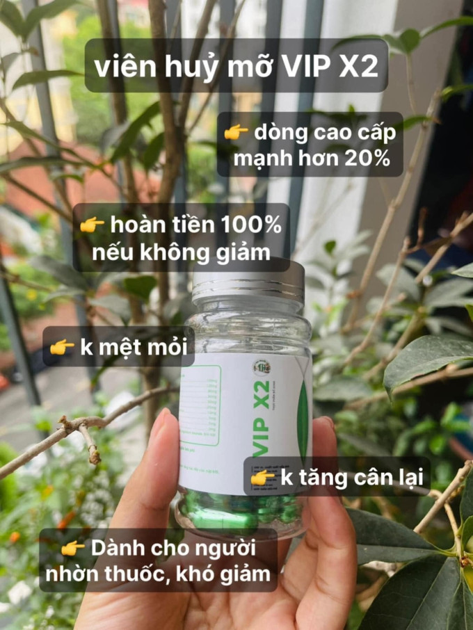 Địa chỉ mua giảm cân Vip X2 Tiến Hạnh chính hãng
