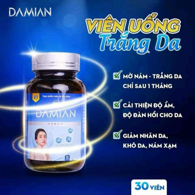 Viên uống Damian được chiết xuất từ các thành phần quý hiếm và đắt đỏ nhập khẩu từ Nhật Bản,