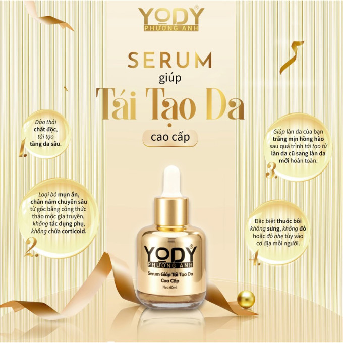 Review Serum Tái Tạo Yody White Cao Cấp: Bí Quyết Cho Làn Da Hoàn Hảo