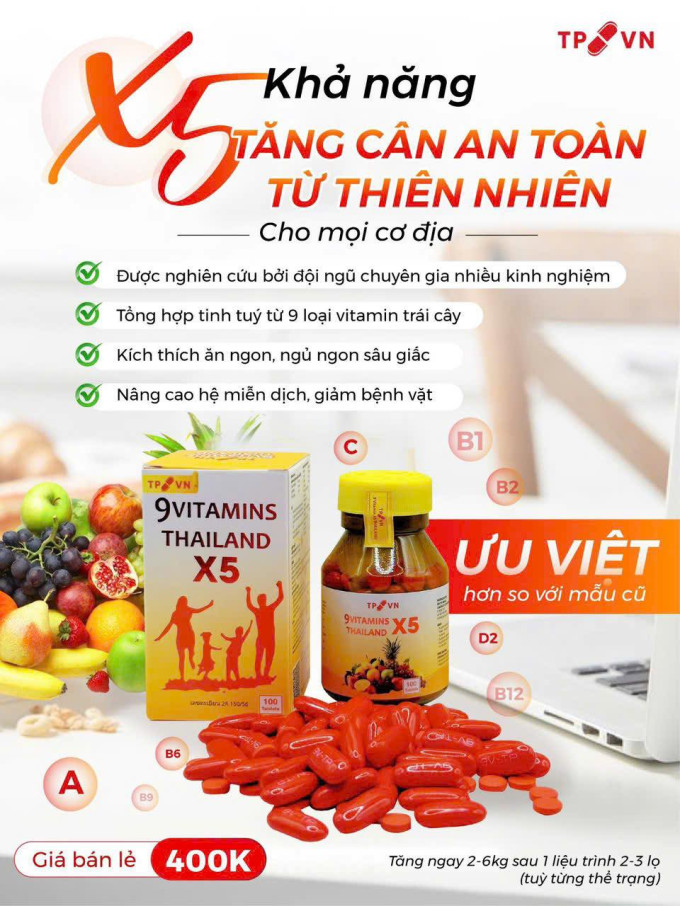 Hỗ trợ tăng cân từ 2–6kg/ liệu trình tùy cơ địa