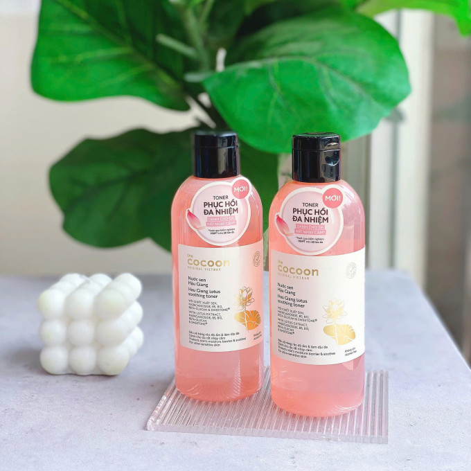 Toner Cocoon hoa sen – Nước sen Hậu Giang 310ml