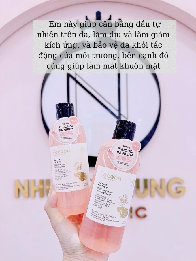 Toner nước cân bằng da SEN Hậu Giang được nhiều khách hàng tin dùng
