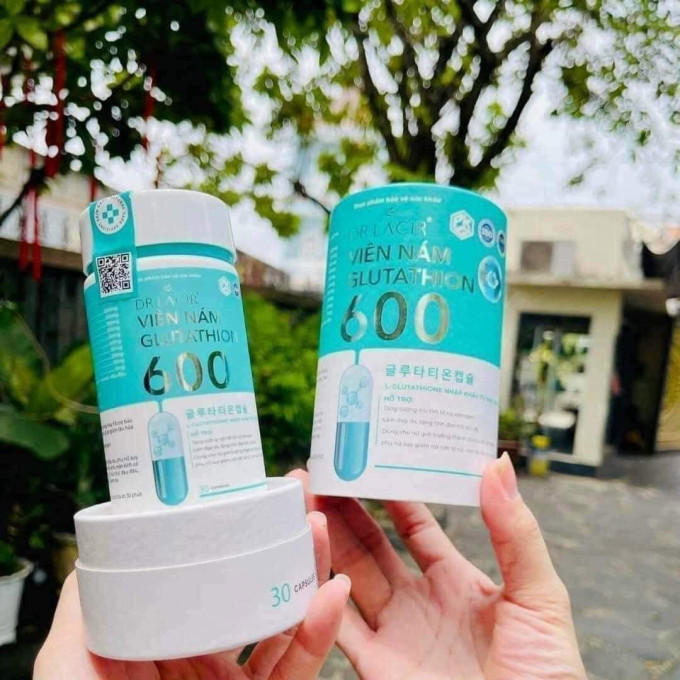 Viên Nám Glutathione 600 Trắng Da Ngừa Nám DR.LACIR Hộp 30 Viên