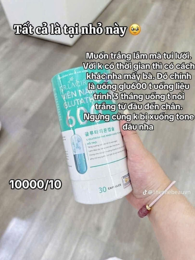 Một số đánh giá review từ khách hàng về viên uống glutathione 600