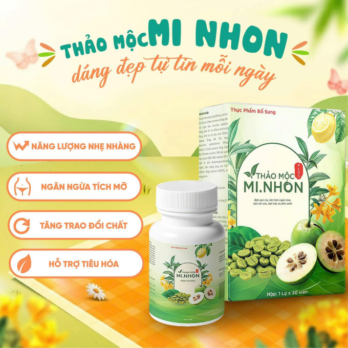 Giảm cân Mi Nhon Plus mẫu mới