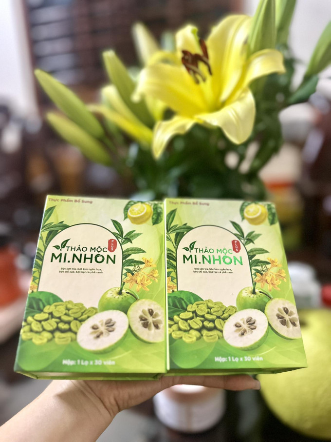 Thảo Mộc Giảm Cân Mi Nhon chính hãng hộp 30 viên