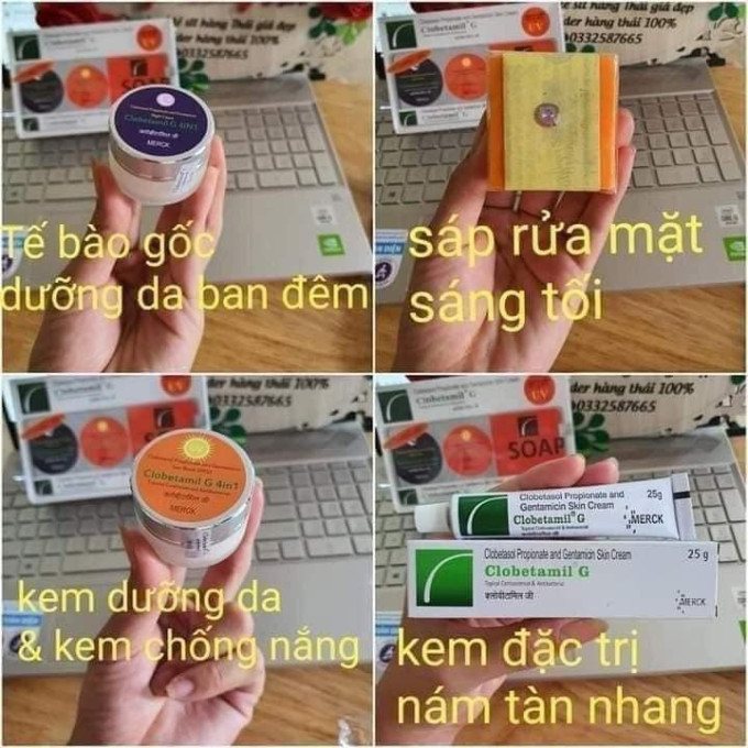 Cách dùng Bộ nám thái Clobetamil G