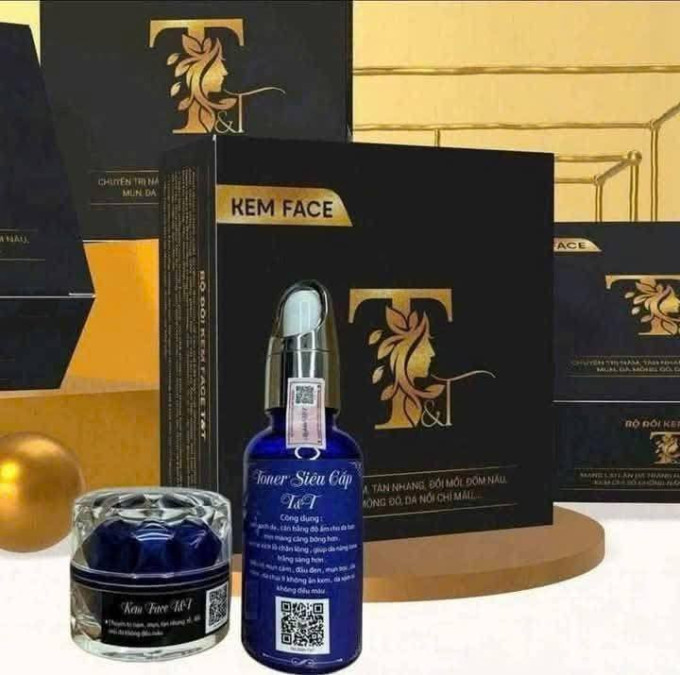 Bộ tái tạo T&T – Kem face +toner chính hãng
