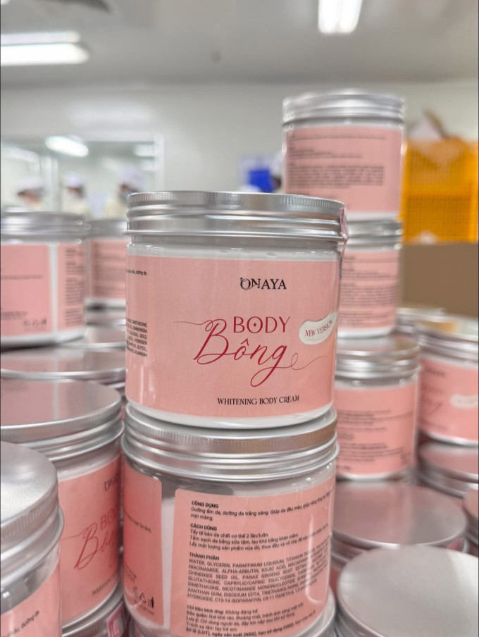 Kem body bông Onaya mẫu mới | Mua 1 hộp 500gr tặng kèm 1 hộp 150gr