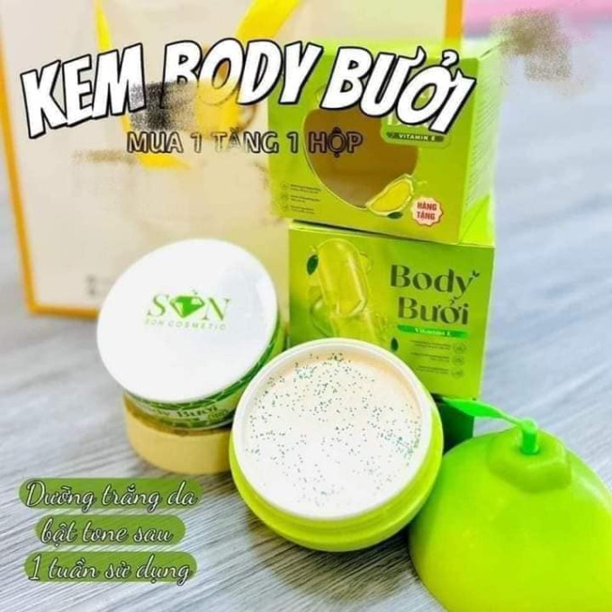Kem Body Cốt Ủ Bưởi Son– Bí quyết dưỡng trắng da toàn thân an toàn và hiệu quả