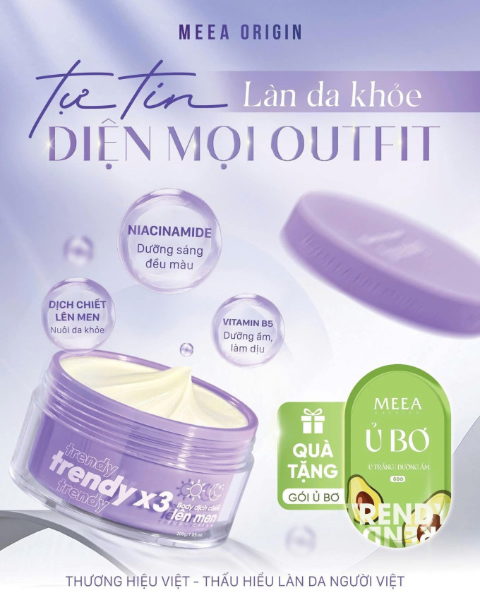 Kem body Trendy X3 có tốt không