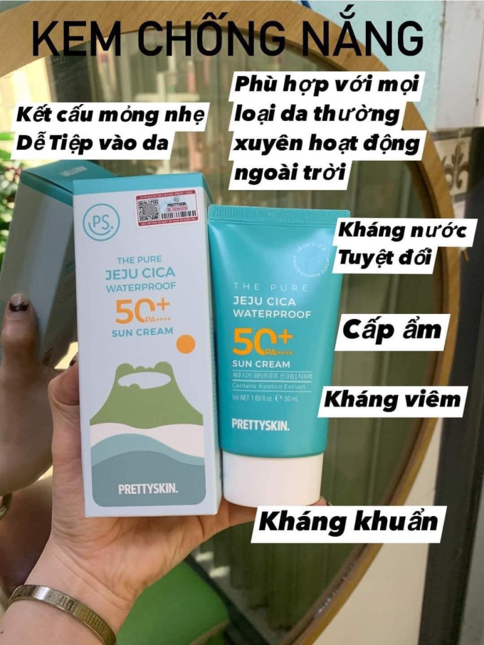 Chống nắng hiệu quả, bảo vệ da khỏi tia UVA/UVB.