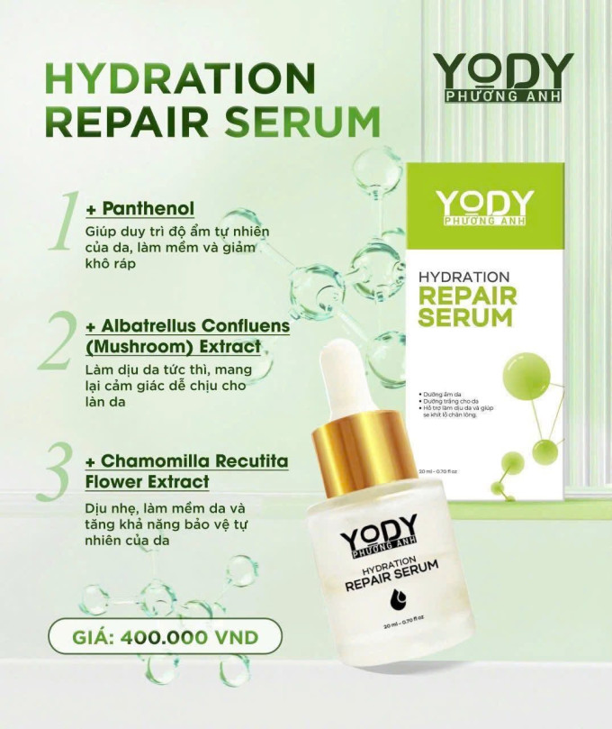 Serum phục hồi da Yody Phương Anh