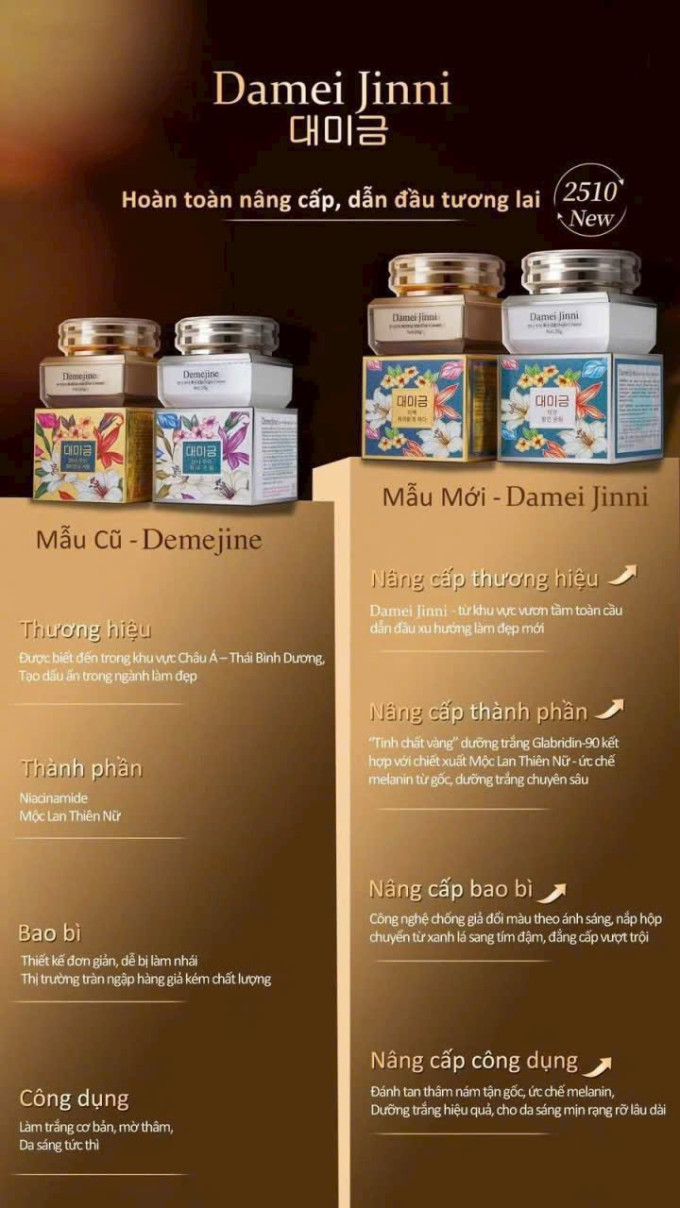 Kem Demejine Mẫu Mới - PHIÊN BẢN NÂNG CẤP