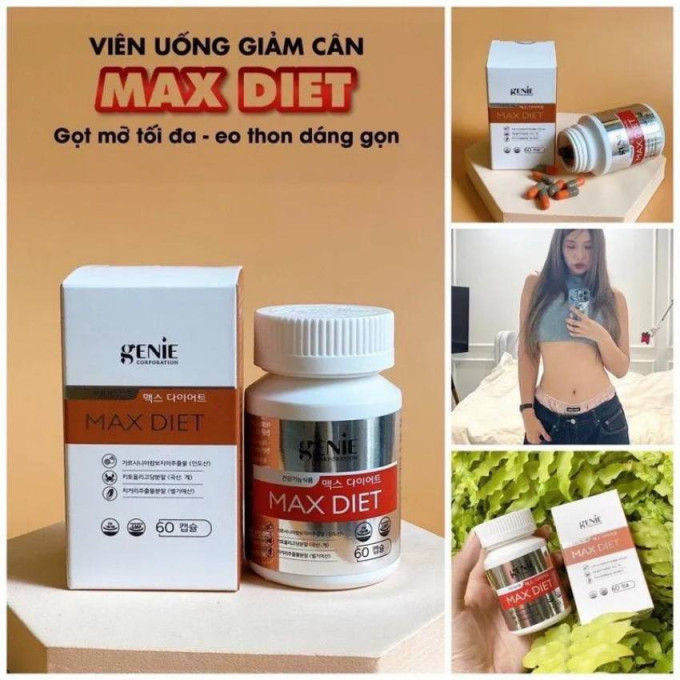 Giảm cân an toàn cùng Genie Max Diet – Bí quyết giữ dáng khỏe đẹp chuẩn Hàn