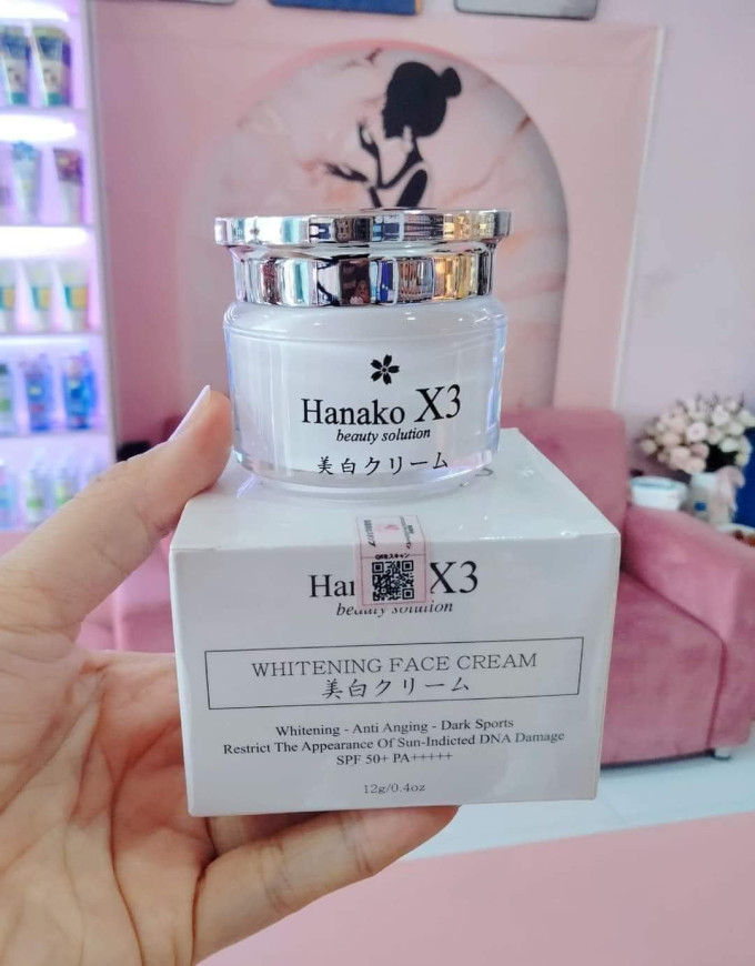 Kem face Hanako X3 chính hãng- làn da trắng sáng, căng mịn
