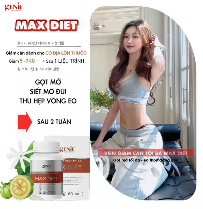 Cơ chế giảm cân của Max Diet Genie