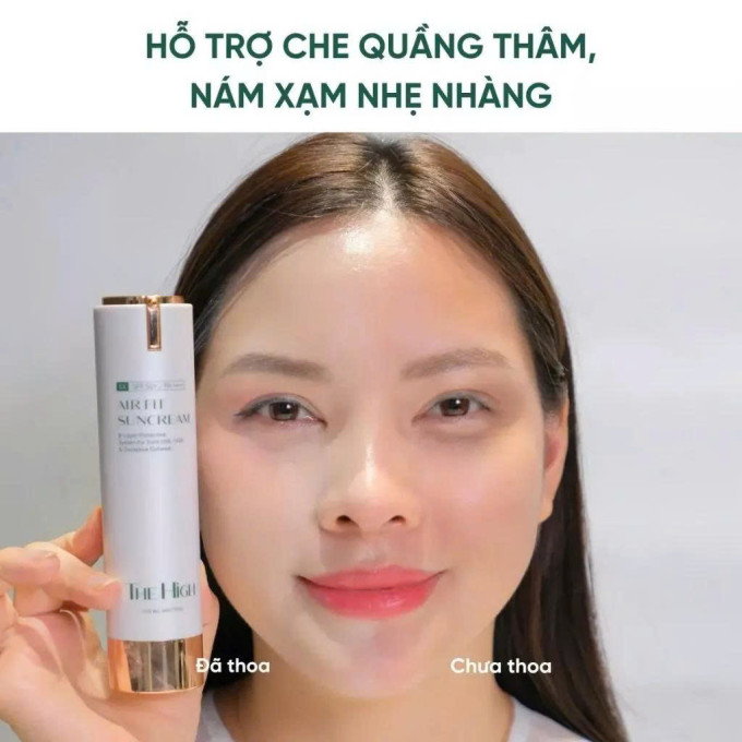 Thấm nhanh, không nhờn rít, không để lại vệt trắng