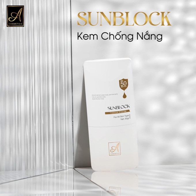 Kem chống nắng A Cosmetics Phương Anh chính hãng