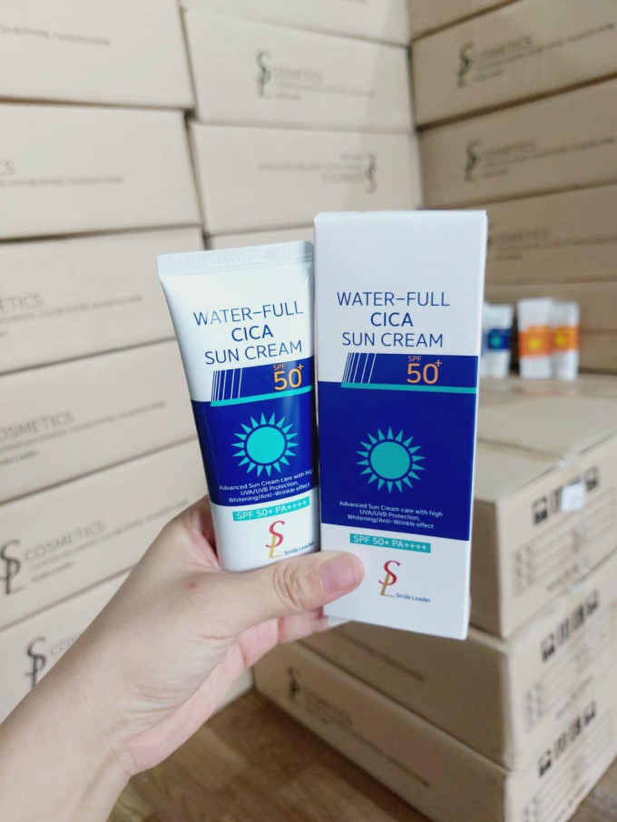Smile Leader Water Full CICA Sun Cream chính hãng