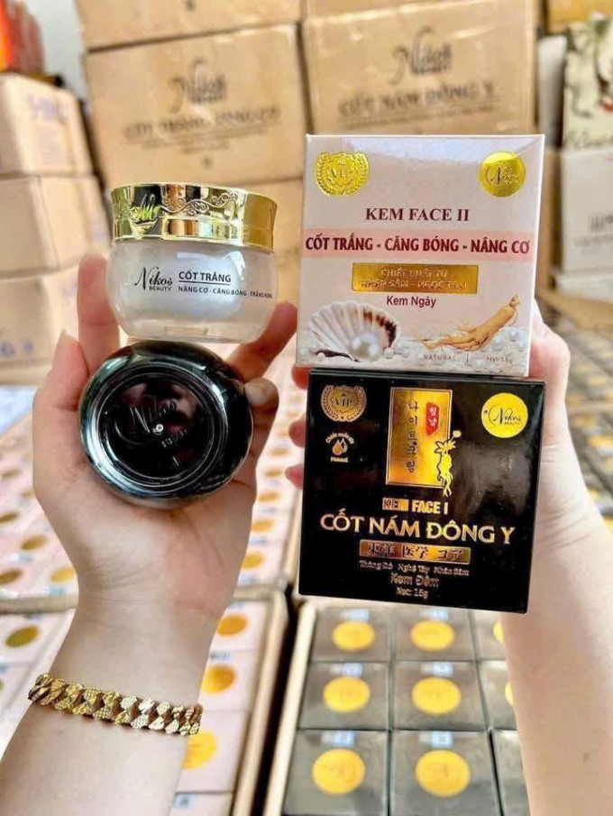 Kem Cốt Nám Đông Y Chính Hãng| Combo Nikos ngày và đêm trị nám hiệu quả