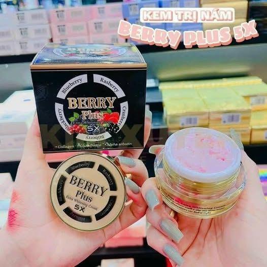 Kem Berry Plus làm sáng da, hỗ trợ mờ nám – tàn nhang