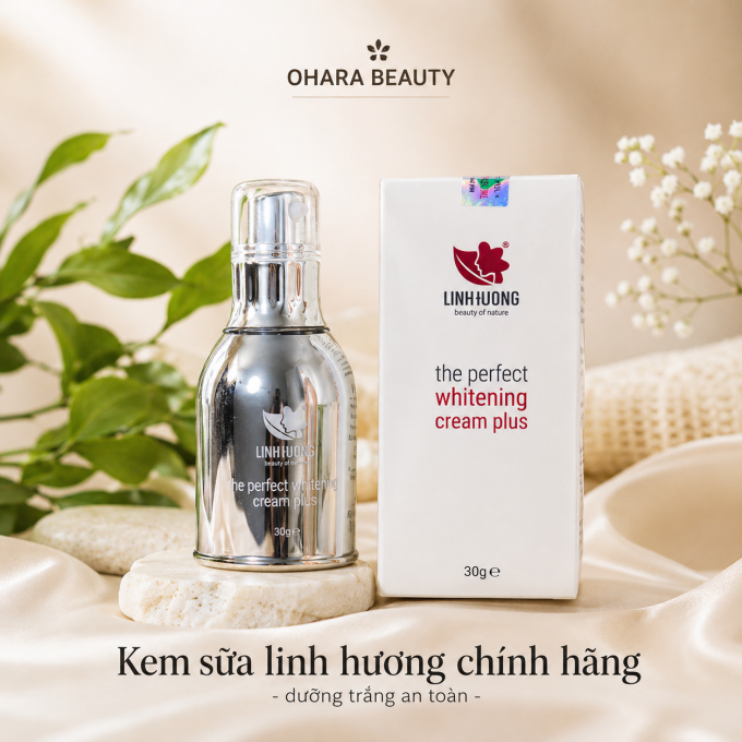 Kem sữa Linh Hương- dưỡng trắng, nâng tone tự nhiên