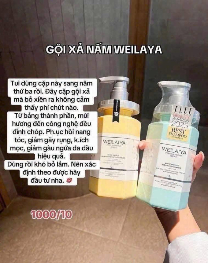 Bộ Gội Xả Weilaiya Nấm Truffle – Bí Quyết Cho Mái Tóc Mềm Mượt Và Thơm Lâu